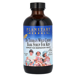 Planetary Herbals, Old Indian Syrup for Kids™（オールドインディアン 子供用シロップ）、ワイルドチェリー味、8 液量オンス (236.56 ml)