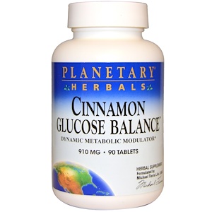 Отзывы о Планетари Хербалс, Cinnamon Glucose Balance, 910 mg, 90 Tablets