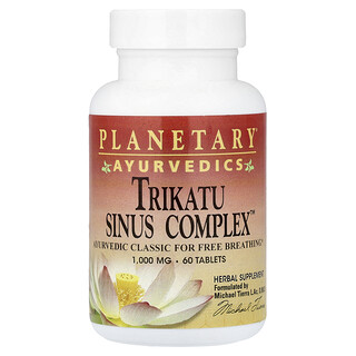 Planetary Herbals, Ayurvedics, Trikatu Sinus Complex™, 60 таблеток