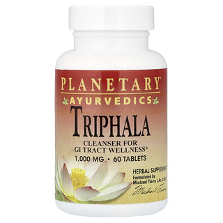 Planetary Herbals, Ayurvedics, трифала, 60 таблеток