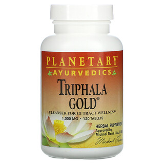 Planetary Herbals, Ayurvédica, Triphala Gold, 1.000 mg, 120 Comprimidos