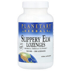 Slippery Elm Lozenges, Tangerine Flavor, 150 mg, 200 Lozenges