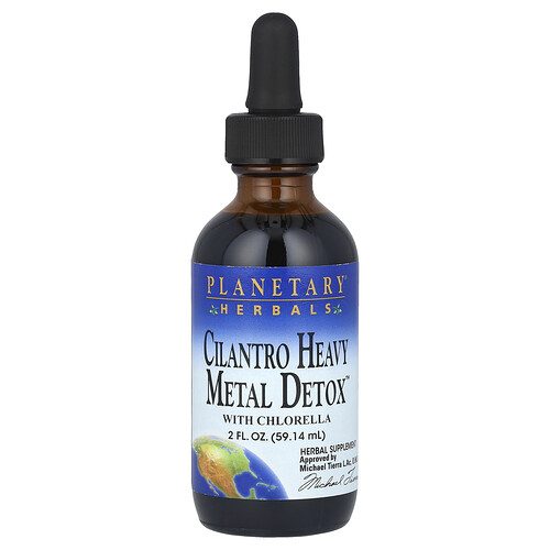Planetary Herbals Cilantro Heavy Metal Detox™ with Chlorella , 2 fl oz (59.14 ml)