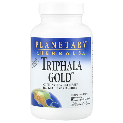 Planetary Herbals Triphala Gold®, 120 Capsules