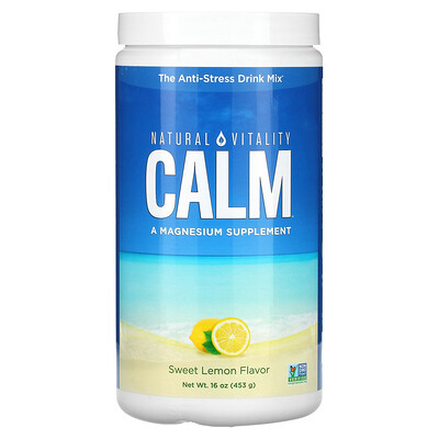 

Natural Vitality CALM The Anti-Stress Drink Mix Sweet Lemon 16 oz (453 g)