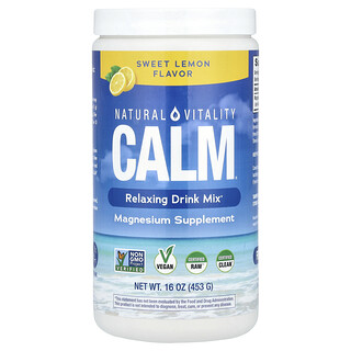 Natural Vitality, CALM®, Relaxing Drink Mix, entspannende Trinkmischung, süße Zitrone, 453 g (16 oz.)