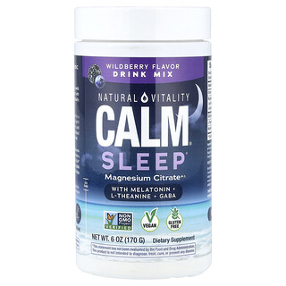 Natural Vitality, CALM®, Suplemento para dormir, Mezcla para preparar bebidas, Bayas silvestres, 170 g (6 oz)