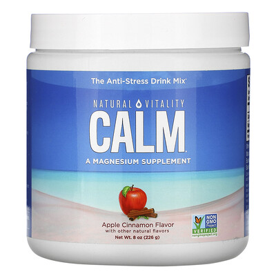 Natural Vitality CALM, The Anti-Stress Drink Mix, Apple Cinnamon , 8 oz (226 g)