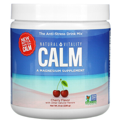 Natural Vitality CALM, The Anti-Stress Drink Mix, Cherry , 8 oz (226 g)