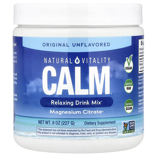 ناتشورال فيتاليتي‏, MaxCALM® ، مزيج شراب مهدئ ، أصلي بدون نكهات ، 8 أونصات (227 جم)