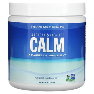 Natural Vitality, CALM, The Anti-Stress Drink Mix, Unflavored, 8 oz (226 g)