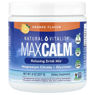 Natural Vitality, CALM®, Mezcla para preparar bebidas relajantes, Naranja, 227 g (8 oz)