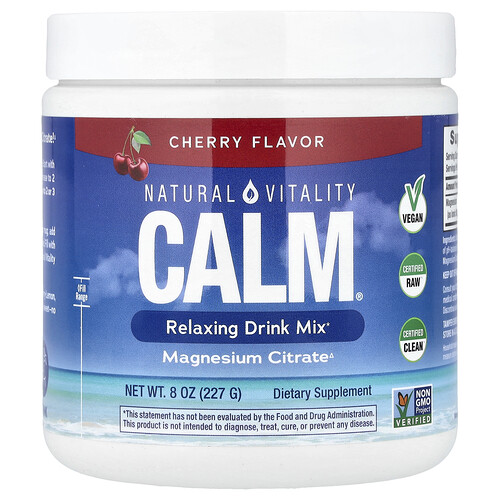 Natural Vitality CALM®, Relaxing Drink Mix, Cherry, 8 oz (227 g)