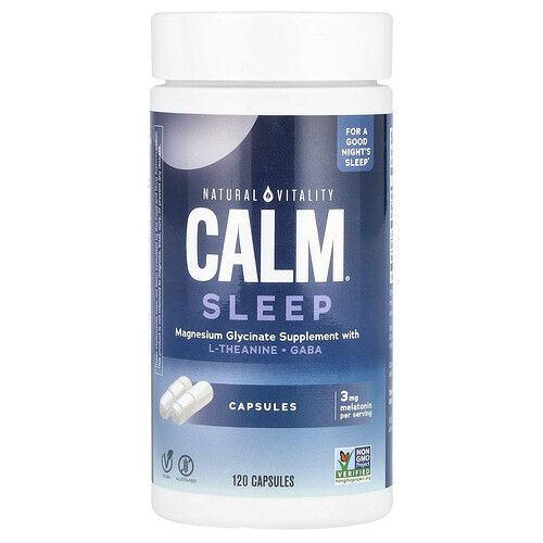 Natural Vitality, CALM®, Suplemento para favorecer el sueño, 120 cápsulas
