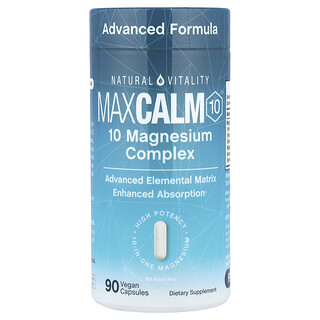 Natural Vitality, MaxCalm10™, 90 veganske kapsler