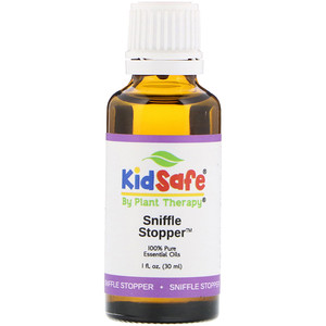 Отзывы о Plant Therapy, KidSafe, 100% Pure Essential Oils, Sniffle Stopper, 1 fl oz (30 ml)
