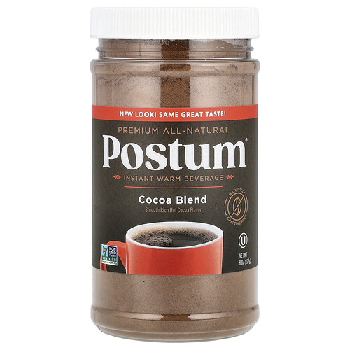 Postum Instant Warm Beverage, Cocoa Blend, Caffeine Free, 8 oz (227 g)