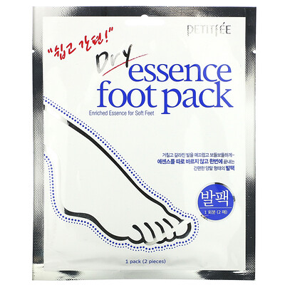 Petitfee Dry Essence Foot Pack, 1 Pair
