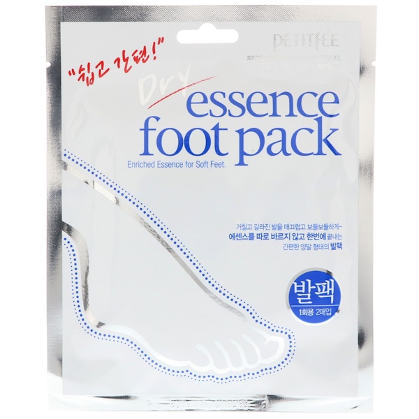 Petitfee, Dry Essence Foot Pack, 1 Pair
