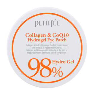 Petitfee, Patch de Hidrogel para os Olhos com Colágeno e CoQ10, 60 Patches, 1,4 g Cada
