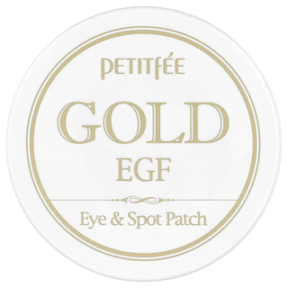 Petitfee, Patch pour les yeux et les taches, Gold & EGF, 60 patchs pour les yeux (1,1 g) + 30 patchs contre les taches (0,6 g)