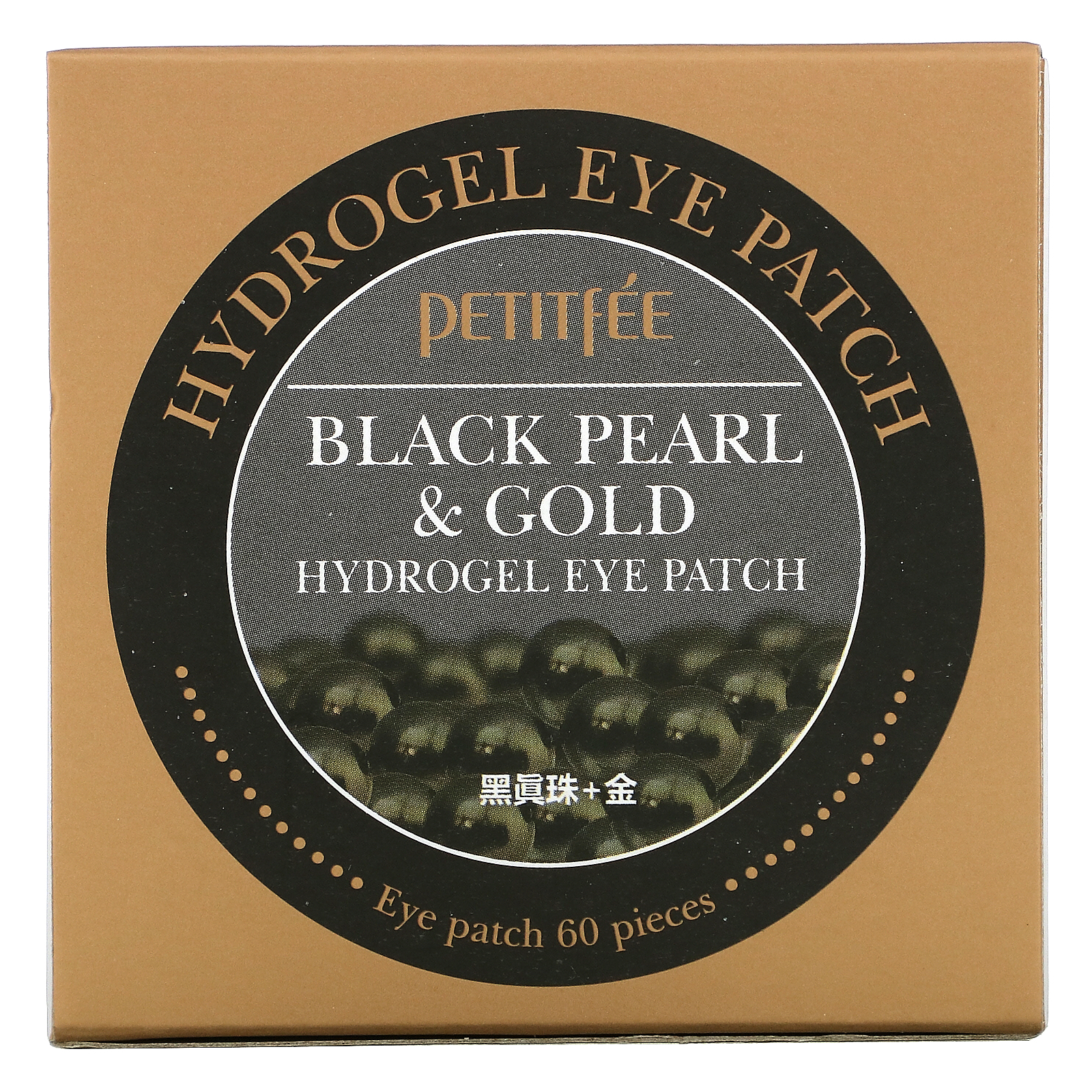 Petitfee, Black Pearl & Gold Hydrogel Eye Patch, 60 Patches