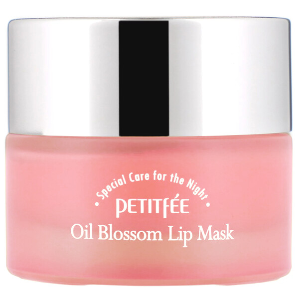 Petitfee‏, מסכת שפתיים Oil Blossom, שמן מזרעי קמליה, 15 גרם