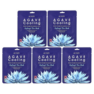Petitfee, Agave Cooling Hydrogel Beauty Face Mask, 5 Sheets, 1.12 oz (32 g) Each