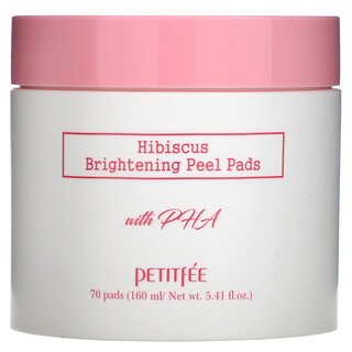 Petitfee, Hibiscus, Brightening Peel Pads, 70 Pads, 5.41 fl.oz (160 ml)