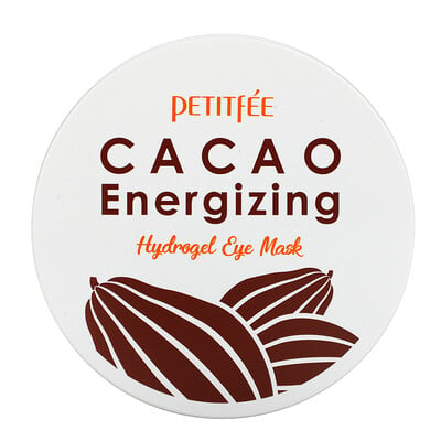 Купить Petitfee Энергетическая гидрогелевая маска для глаз с какао, 30 пар / 60 штук, 84 г