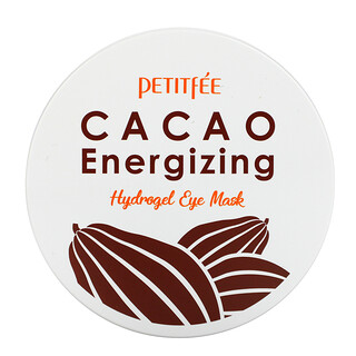 Petitfee, Энергетическая гидрогелевая маска для глаз с какао, 30 пар / 60 штук, 84 г