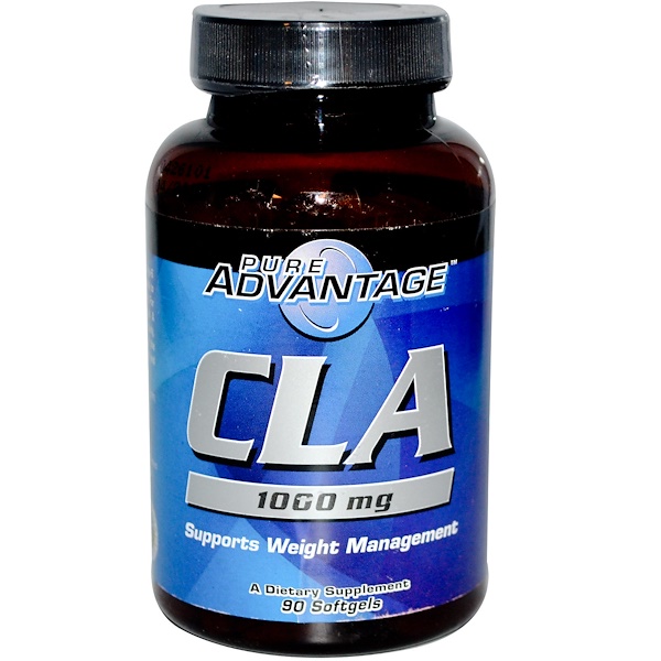 Pure Advantage, CLA, поддерживает управление весом, 1000 мг, 90 капсул (Discontinued Item) 