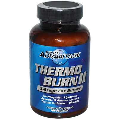 

Thermo Burn II, 5-Stage Fat Burner, 90 капсул