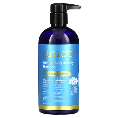 Pura D'or Hair Thinning Therapy Shampoo 16 fl oz (473 ml)