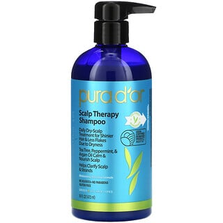 Pura D'or, Scalp Therapy Shampoo, 16 fl oz (473 ml)