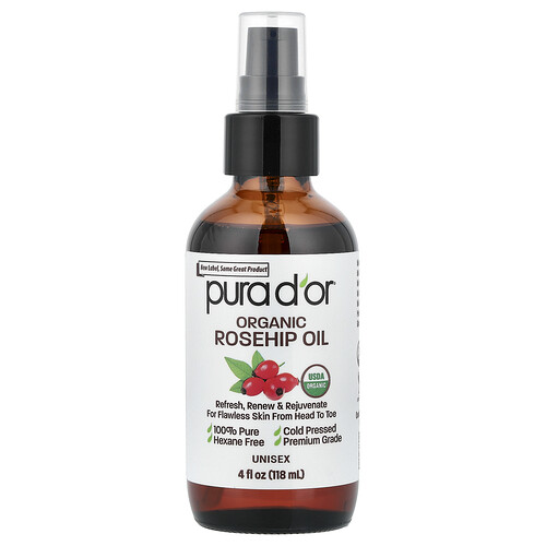Pura D'or, Bio-Hagebuttenöl, 118 ml