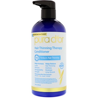 Pura D'or, Hair Thinning Therapy Conditioner, 16 fl oz (473 ml)