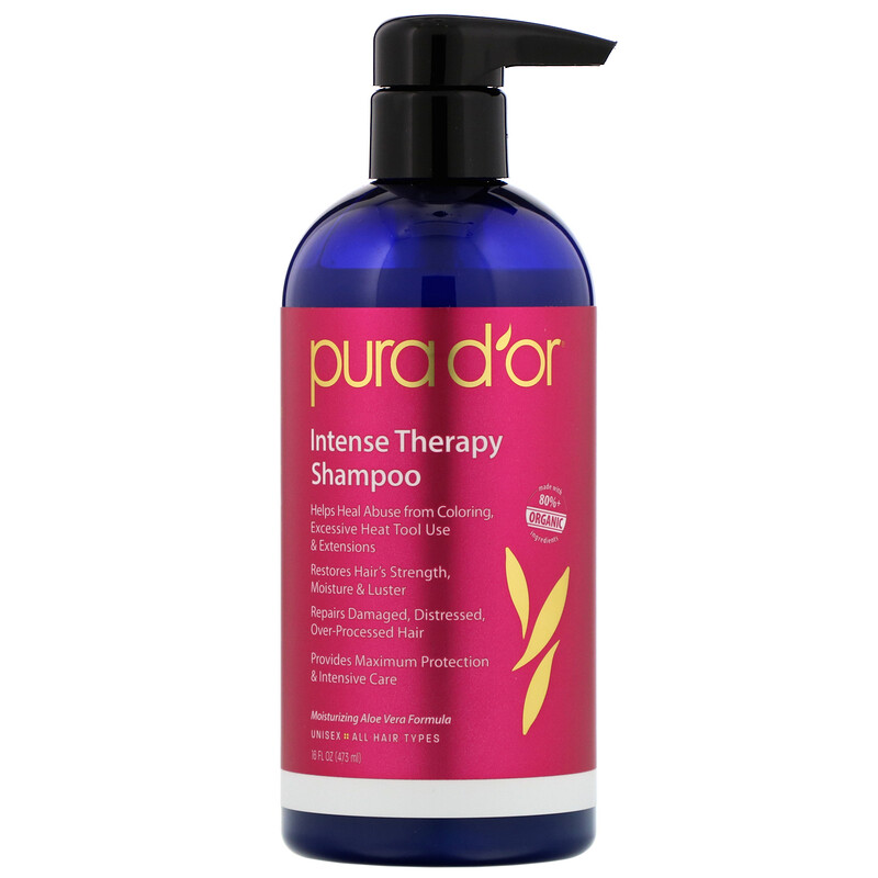 Pura D'or, Intense Therapy Shampoo, 16 fl oz (473 ml) iHerb