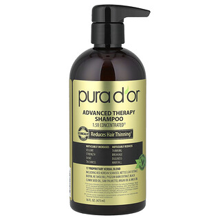 Pura D'or, Champú de terapia avanzada, 473 ml (16 oz. líq.)