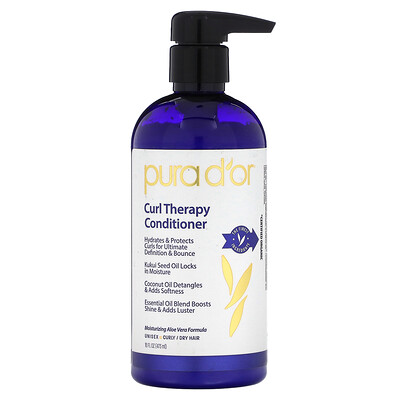Pura D'or Curl Therapy Conditioner 16 fl oz (473 ml)