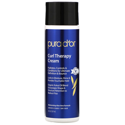 Pura D'or Крем Curl Therapy, 8 ж. унц. (237 мл)