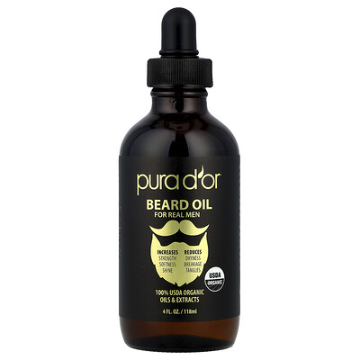 Pura D'or , Beard Oil Fl Oz (118 Ml) Size 4