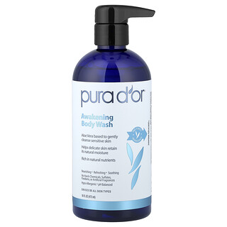 Pura D'or, Jabón líquido para el despertar, 473 ml (16 oz. Líq.)