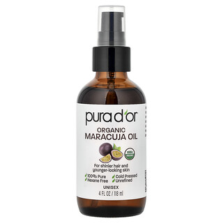 Pura D'or, Aceite de maracuyá orgánico, 118 ml (4 oz. líq.)