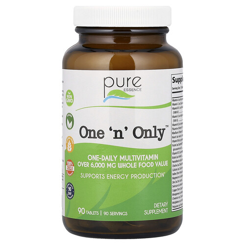 Pure Essence, One 'n' Only™, One-Daily Multivitamin, 90 Tablets