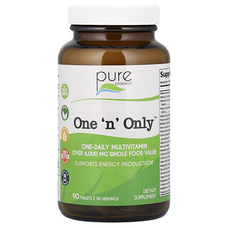 Pure Essence, One 'n' Only™, One-Daily Multivitamin, 90 Tablets