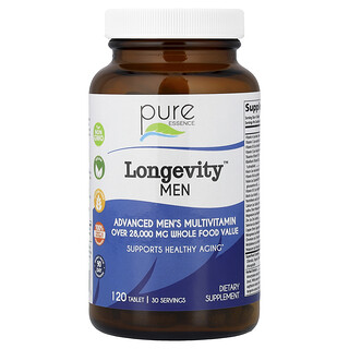 Pure Essence, Longevity Men, 120 comprimidos