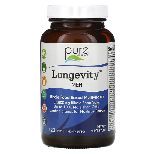 Pure Essence‏, Longevity Men, 120 Tablet