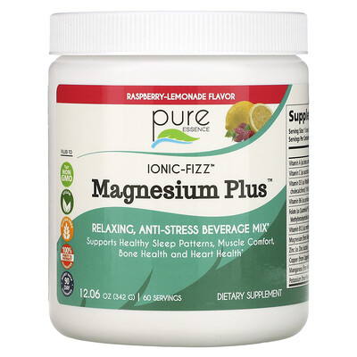 

Pure Essence Ionic-Fizz Magnesium Plus Raspberry Lemonade 12.06 oz (342 g)