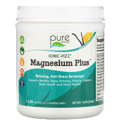 

Pure Essence Ionic-Fizz Magnesium Plus Orange-Vanilla 12.06 oz (342 g)